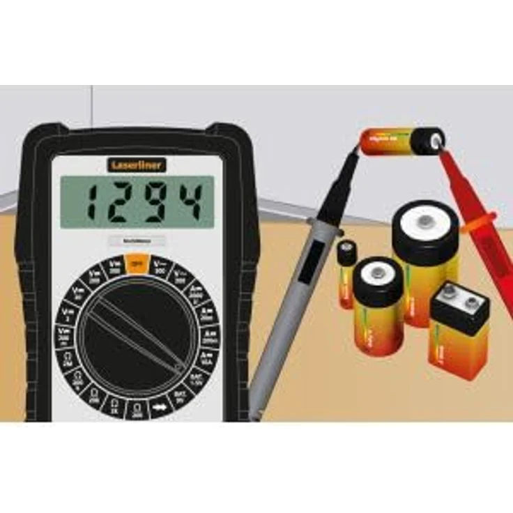 LASERLINER Spannungsprüfer Laserliner MultiMeter Hand-Multimeter, nachhaltige Konstruktion, präzise Messungen, gut ablesbares Display – Bild 8