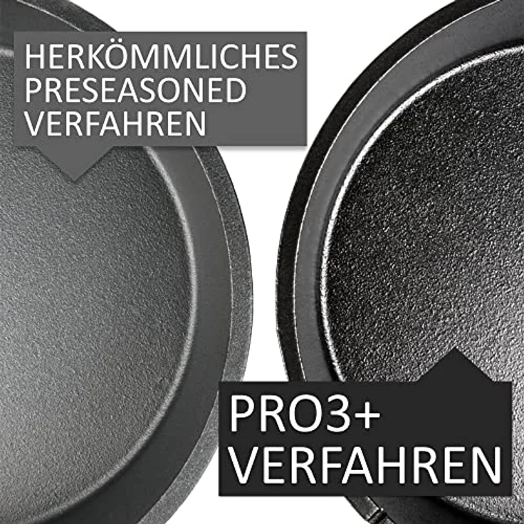 BBQ-Toro Ultimate Dutch Oven Pan | Gusseisen Kochtopf | 10,5 Liter Gusstopf | preseasoned | Bräter mit Deckel | PRO3+ Beschichtung – Bild 4