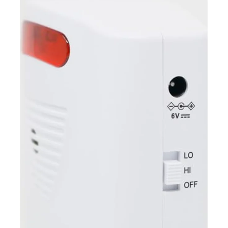Orno Bewegungsmelder Ladenglocke/Durchgangsmelder IP44, 2x PIR-Sensor, weiß, 90dB Lautstärke, Reichweite bis 120m – Bild 2
