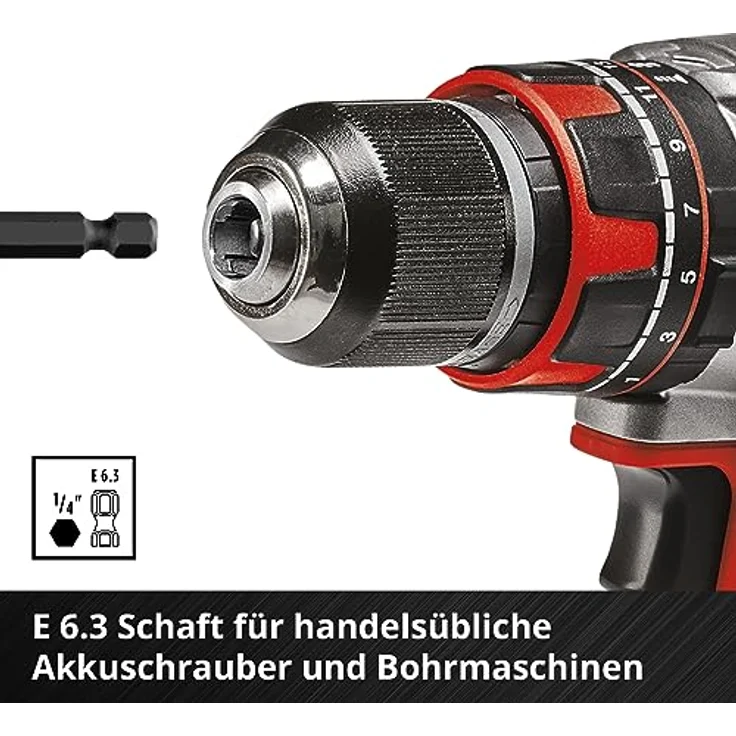 Original Einhell M-CASE 33-tlg. Bit-Set (für Akkuschrauber und Bohrmaschinen mit 50-mm-Bits aus S2 Stahl, Schnellwechselbithalter aus Karbonstahl inkl. Aufbewahrungsbox) – Bild 5