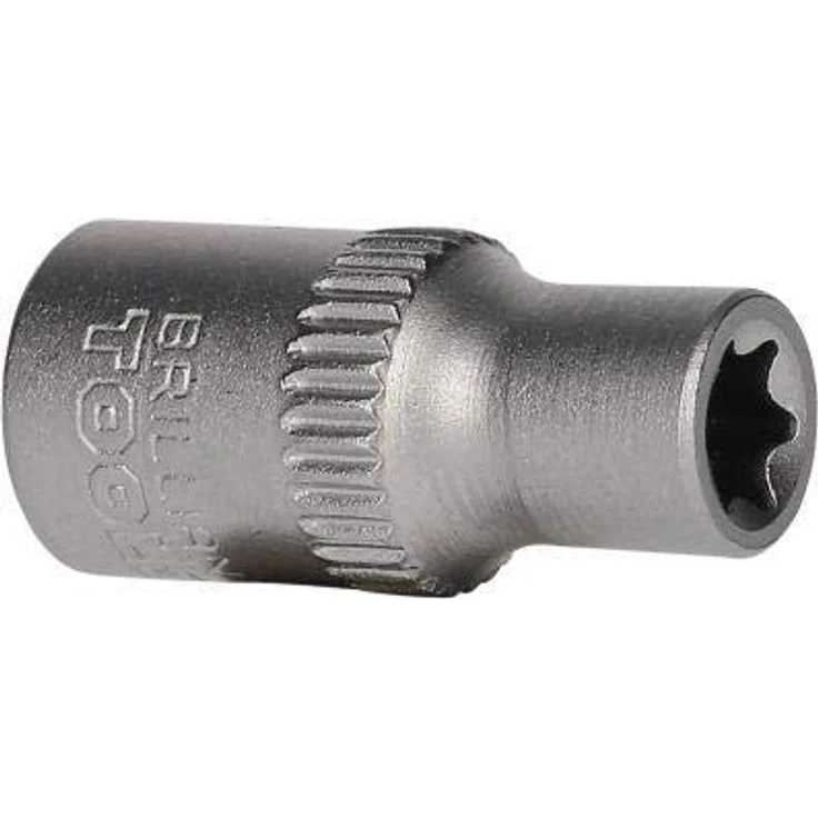 Brilliant Tools Torx-E-Stecknuss E7, 1/4" Innenvierkant-Antrieb, 25 mm, Chrom-Vanadium-Stahl – Bild 5