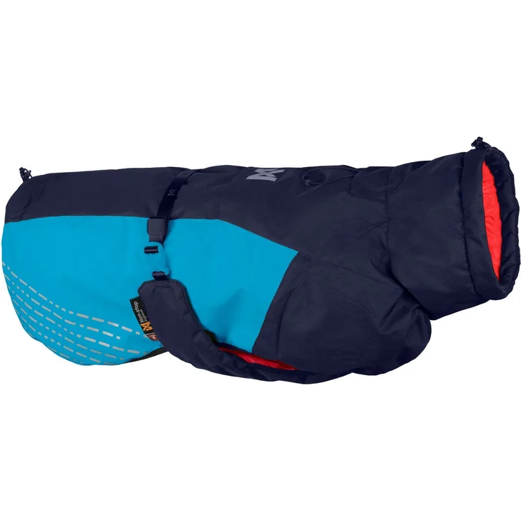 Non-stop dogwear Hundejacke GLACIER JACKET 2.0 navy/teal/red, Leichte, warme Winterjacke mit PrimaLoft® Isolierung – Bild 1