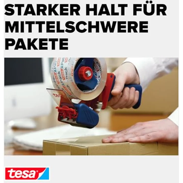 tesa Packband ''Crystal Clear'', kristall-klar, 3 Rollen, 66m x 50mm - Preisvergleich – Bild 5