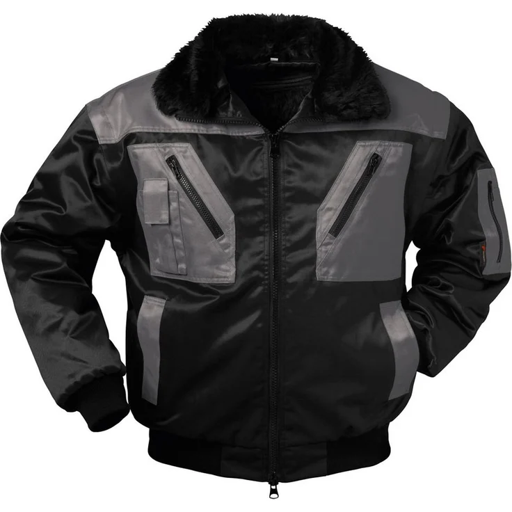 "Norway Pilotenjacke gefüttert, warme Arbeitsjacke Winterbaujacke Malerjacke (Größe XS-5XL)" – Bild 1