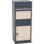 MCW Briefkasten G80, Großraumbriefkasten für Päckchen und Großbriefe, inkl. Dreifachschutz