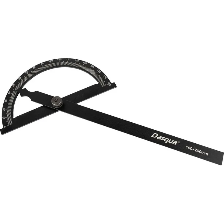 Dasqua 1804-0008 Winkelmesser 180°, präziser Winkelmessgerät für optimale Messgenauigkeit