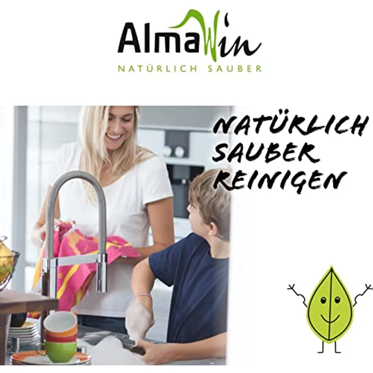 Almawin Glaskochfeld Reiniger Lemon fresh, 250ml Küchenreiniger für kratzfreie Reinigung mit frischem Duft nach Lavendel und Zitrone – Bild 3