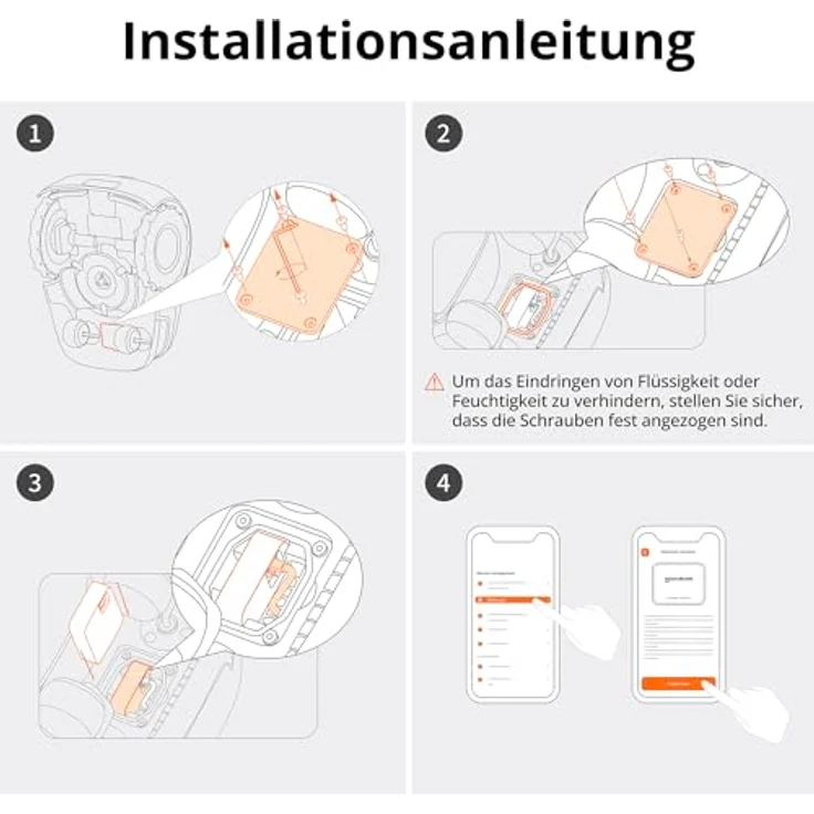 Segway Navimow Access+ 4G Erweiterung, GPS Navigationsempfänger für i Serie, Schwarz – Bild 6