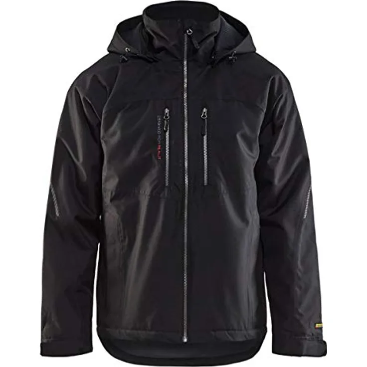 BLÅKLÄDER Funktions-Winterjacke Größe, 1 Stück, L, schwarz, 489019779900L - Arbeitsjacke mit Stepp- und Air-Mesh-Futter