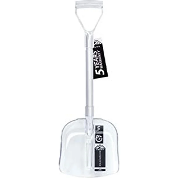 Prosperplast Kfz-Schaufel Peaksnow Makalu, Klappschaufel aus Polycarbonat, weiß, frostbeständig bis -32 °C, 25 cm Länge, 736 g – Bild 3