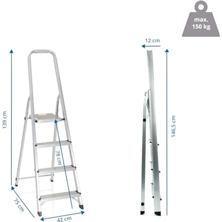 Hjh Office, Leiter, SOLID II (Plattformleiter, 42В cm) – Bild 6