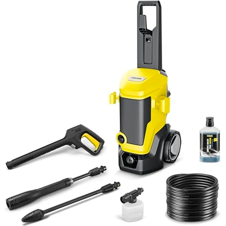 Kärcher Hochdruckreiniger K 7 WCM FJ, leistungsstark mit Vario Power-Strahlrohr, inkl. Schaumdüse und Dreckfräser, blau – Bild 2
