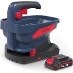 Güde Akku Universalstreuer GUS 18-201-05 (18 V, Li-Ion, 5 m Streubreite, 6 Geschwindigkeitsstufen, 8 Streumengenstufen, 6 Streubreitenwinkel, 3,3 Liter Fassungsverm., inkl. 2 Ah Akkupack & Ladegerät)