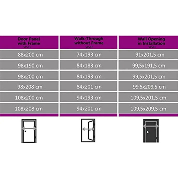 vidaXL Haustür, Eingangstür mit Handgriff-Set, 3 Schlüssel und Montageset, Weiß, 88x200 cm, inkl. hochwertigem Rahmen und isolierverglaster Füllung – Bild 3