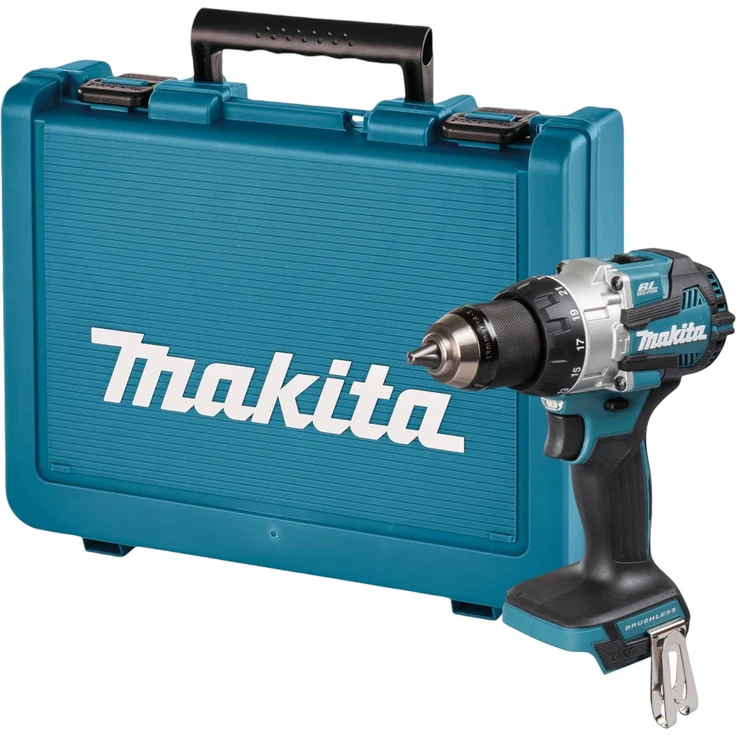 Makita DHP 489 ZE Akku Schlagbohrschrauber 18 V, 73 Nm Brushless, mit Koffer - ohne Akku, ohne Ladegerät