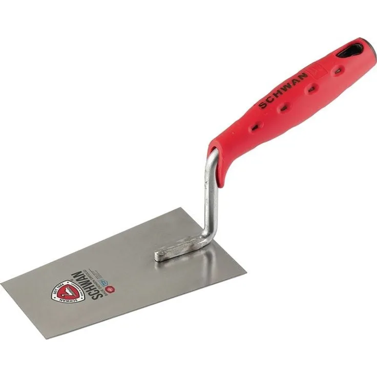 Schwan-Werkzeugfabrik Berner Putzkelle rostfrei, Softgriff 140 mm, L.245mm B.80mm, 5er Pack