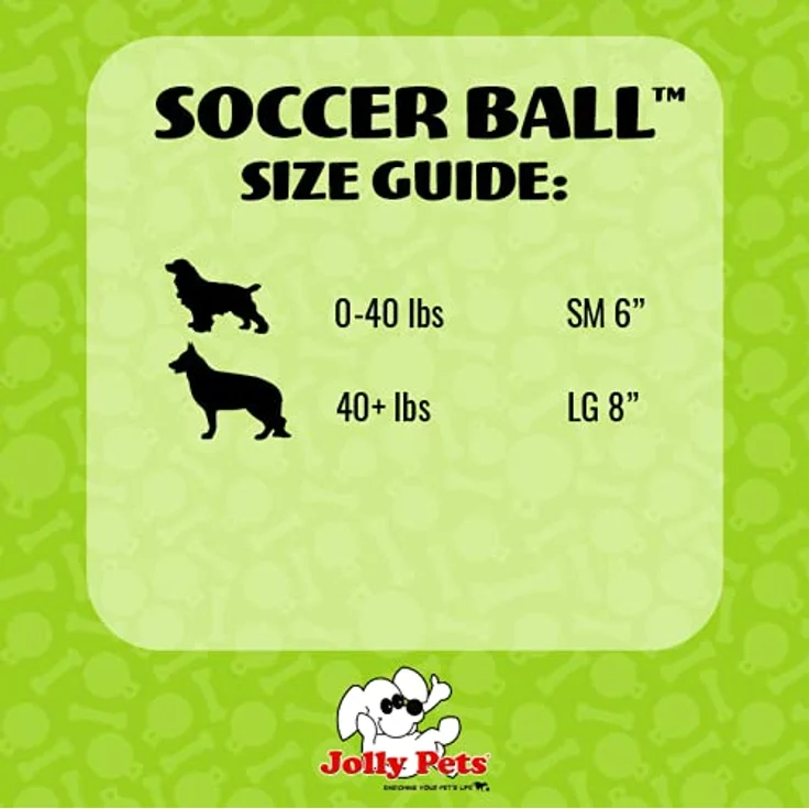 Jolly Pets,Hund - Fußball - Meerblau - 20 cm - 1 Stück, Multi, Large/X-Large, SB08 Ocean – Bild 3