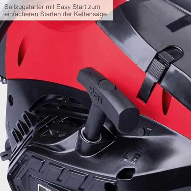 Scheppach Benzin-Kettensäge PCS46, 1.800 W, 46 cm³, 45 cm Schwertlänge, max. Aststärke 43 cm, automatische Kettenschmierung – Bild 3