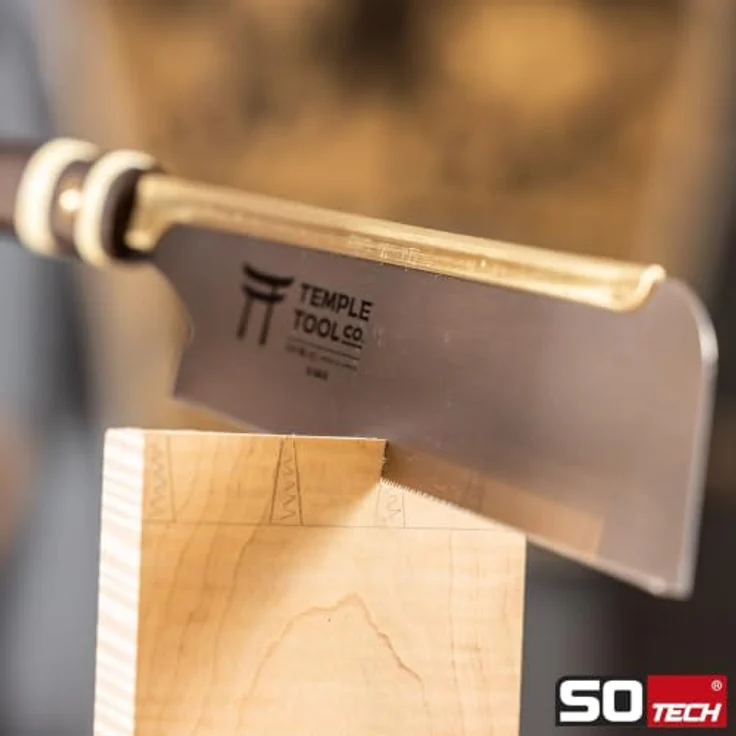 SO-TECH® Dozuki Zugsäge D-240-R, Ersatzsägeblatt aus SK85 Werkzeugstahl, 240 mm, feine Längsverzahnung 18 TPI – Bild 3