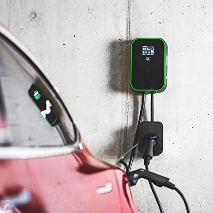 Green Cell Wallbox GC EV PowerBox 22-kW-Ladegerät (mit Typ-2-Steckdose zum Laden von Elektroautos und Plug-In-Hybriden, für EV Tesla, Leaf und mehr) – Bild 7