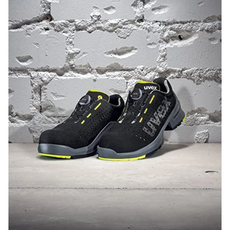 Uvex Sicherheitsschuh 1 Halbschuh mit Boa® Fit System 35865658 S1 SRC Weite 11, sportlich und leichtgewichtig – Bild 3