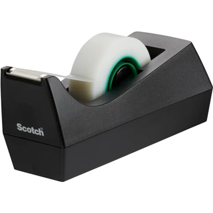 Scotch C38 Schreibtisch Klebebandabroller, schwarz – Bild 9