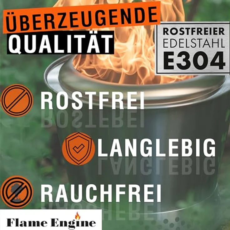 Flame Engine Feuerschale Vulcano Vesuv – Bild 2