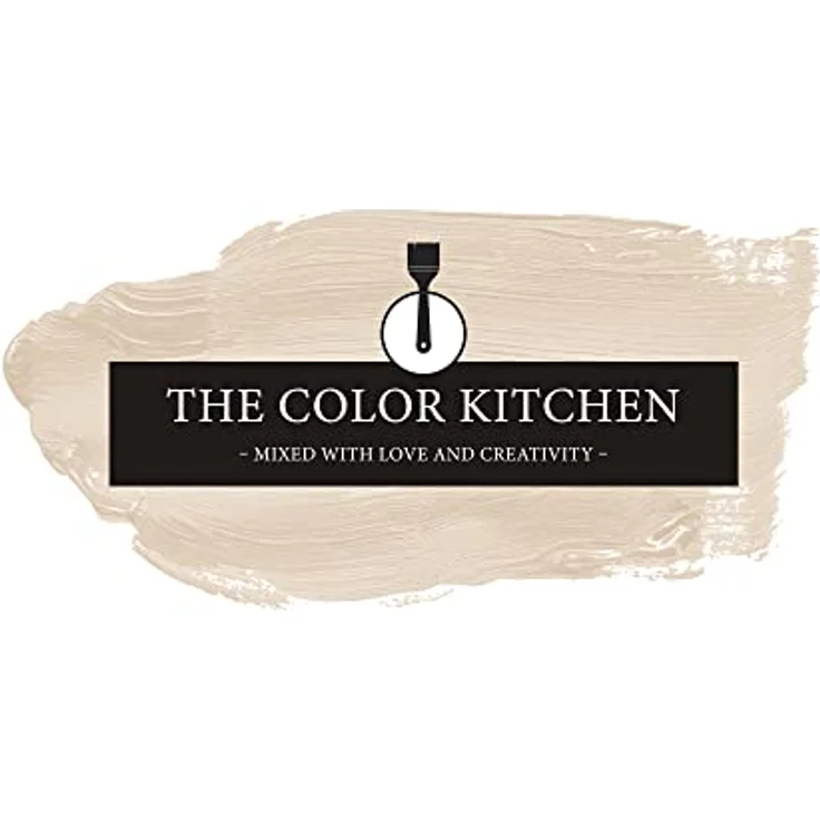 A.S. Création The Color Kitchen Wandfarbe Creme "Melty Marzipan", matte Innenfarbe für Wand- und Deckenflächen, 2,5 l, hohe Deckkraft, scheuerbeständig, wasserbasiert – Bild 1