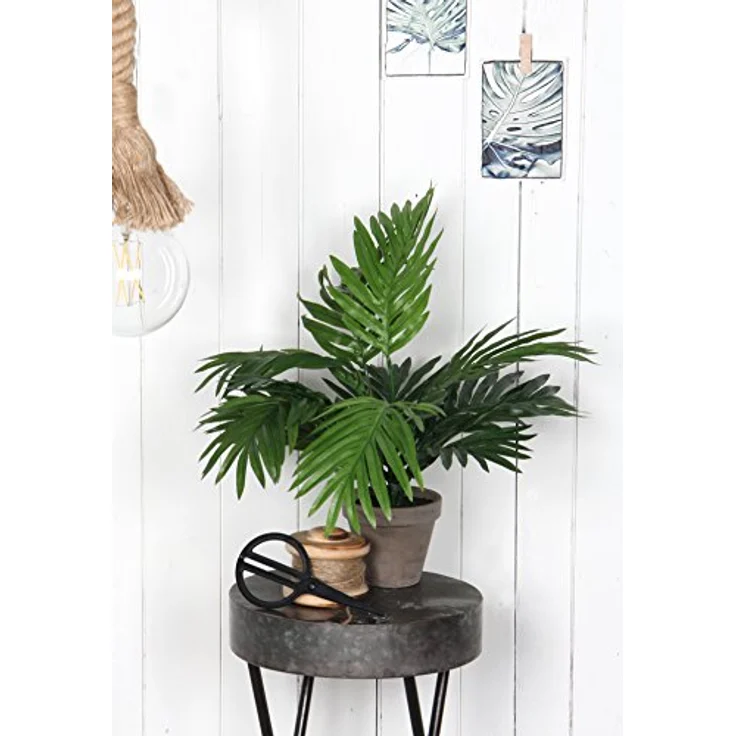 Mica Kunstpflanze Areca Palme im Topf grün, 45 x – Bild 5