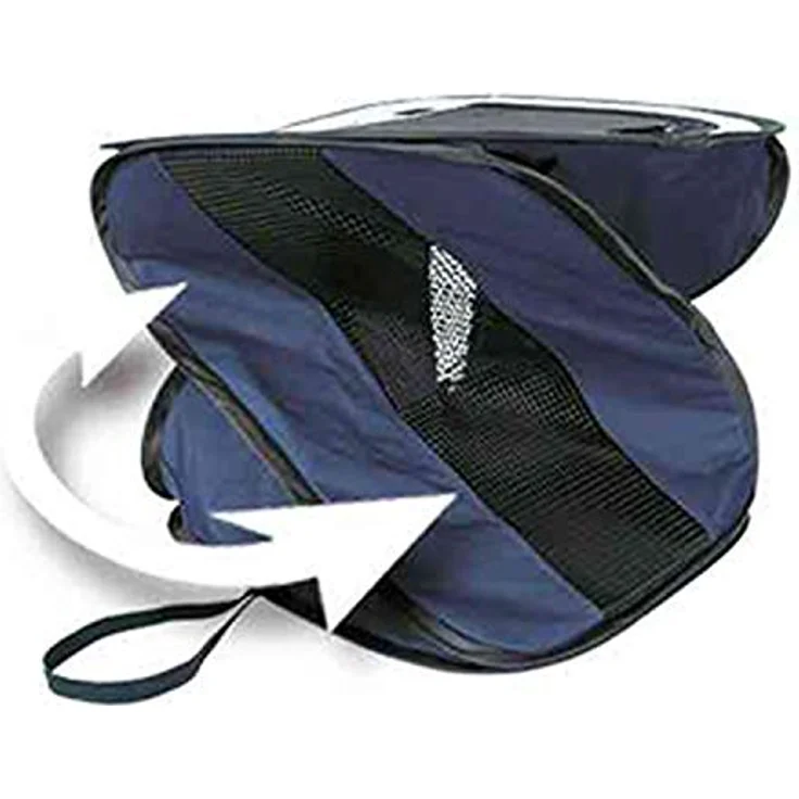 Trixie 39693 Mobile Kennel Twister, S–M: 50 × 52 × 76 cm, dunkelblau/hellblau – Bild 3