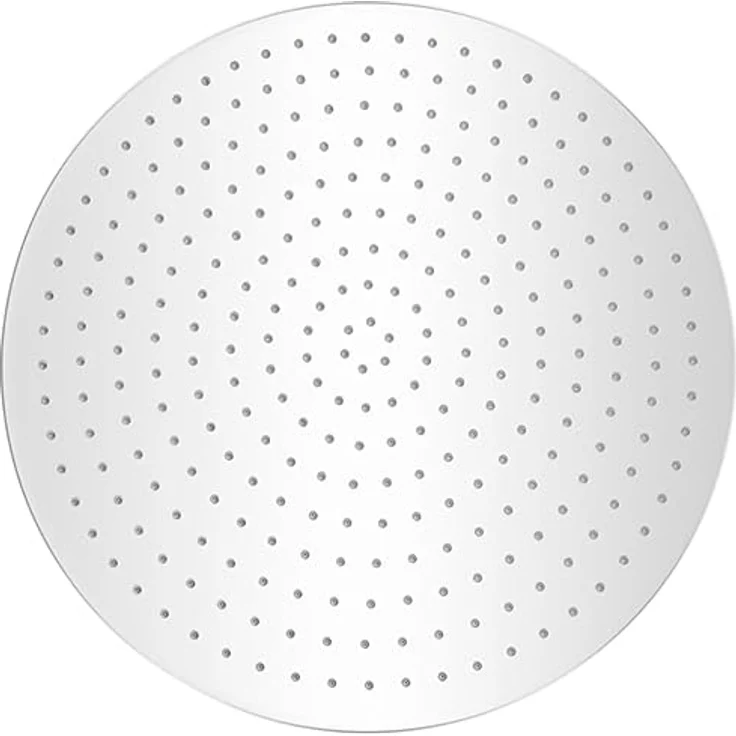 vidaXL Regenduschkopf Regenbrause Edelstahl, Rund 50 cm mit 288 Anti-Kalk-Düsen, wand- und deckenmontierbar – Bild 4