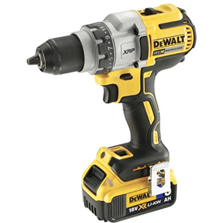 DeWalt Akku (3-Gang-Bohrschrauber, 18 V, Vollmetallgetriebe, 11-stufiges Drehmoment, LED-Leuchte, 2x Li-Ion XR Akkus (5,0 Ah), System-Schnellladegerät, TSTAK-Box und Zubehör) DCD991P2 – Bild 2
