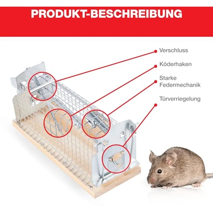Swissinno Holz-Mauskäfig  – Bild 7