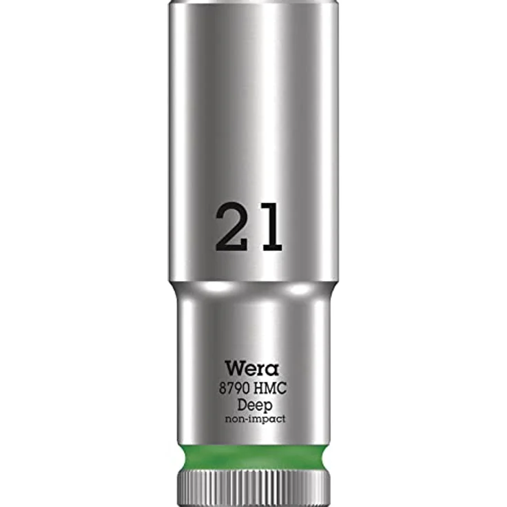 Wera Bit- und Steckschlüsselset 8790 HMC Deep mit 1/2″-Antrieb, längerer Steckschlüsseleinsatz für tiefliegende Verschraubungen, inkl. Take it easy Werkzeugfinder – Bild 1