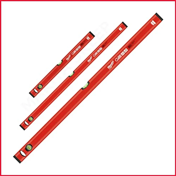 Milwaukee Wasserwaagen-Set Slim 3-tlg. 180 cm + 120 cm + 60 cm – Bild 2