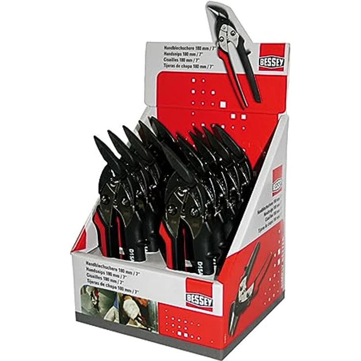 Bessey Ideal-Blechschere 180 mm rechts, D15A – Bild 3