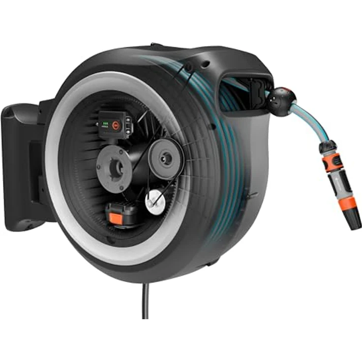 GARDENA Schlauchtrommel Wandschlauchbox Power Roll XXL, Automatisches Aufwickeln – Bild 4