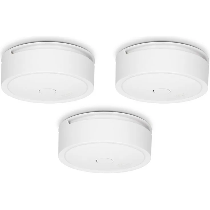 Alecto SA61 3X Rauchmelder Set (80m Signal, bis zu 40 Melder vernetzbar, 3er-Pack)