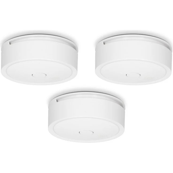 Alecto SA61 3X Rauchmelder Set (80m Signal, bis zu 40 Melder vernetzbar, 3er-Pack)