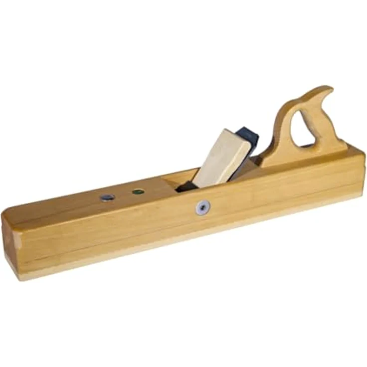 Ulmia Rauhbank mit Weißbuchensohle und Doppeleisen 60 mm, Abrichthobel – Bild 2