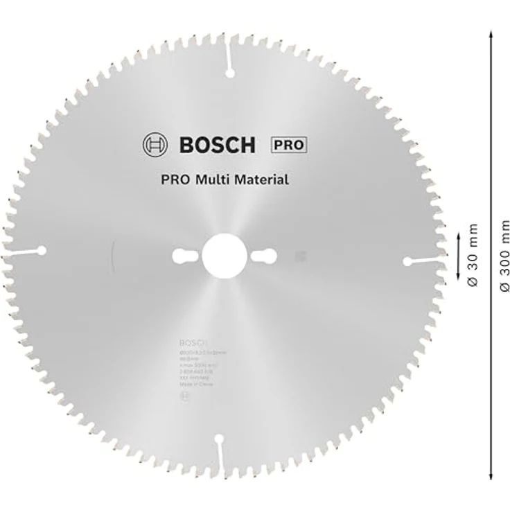 Bosch Professional Zubehör 2608640518 Kreissägeblatt Multi Material 300 x 30 x 3,2 mm, 96 – Bild 3