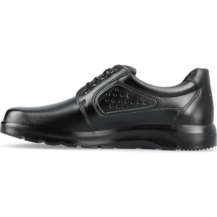 Sika Arbeitsschuh Optimax Schnürschuh, leicht und atmungsaktiv aus Permair® Leder, rutschhemmende Sohle, schwarz, Größe 42 – Bild 3