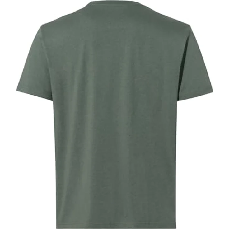Vaude Cyclist T-Shirt V, Herren Shirt aus 70% Baumwolle, atmungsaktiv, schnell trocknend, Grün, (XL) – Bild 2