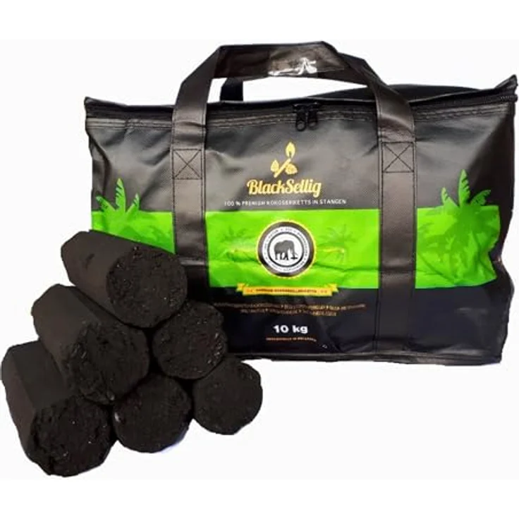 BlackSellig Kokosbriketts 10 kg – Bild 2