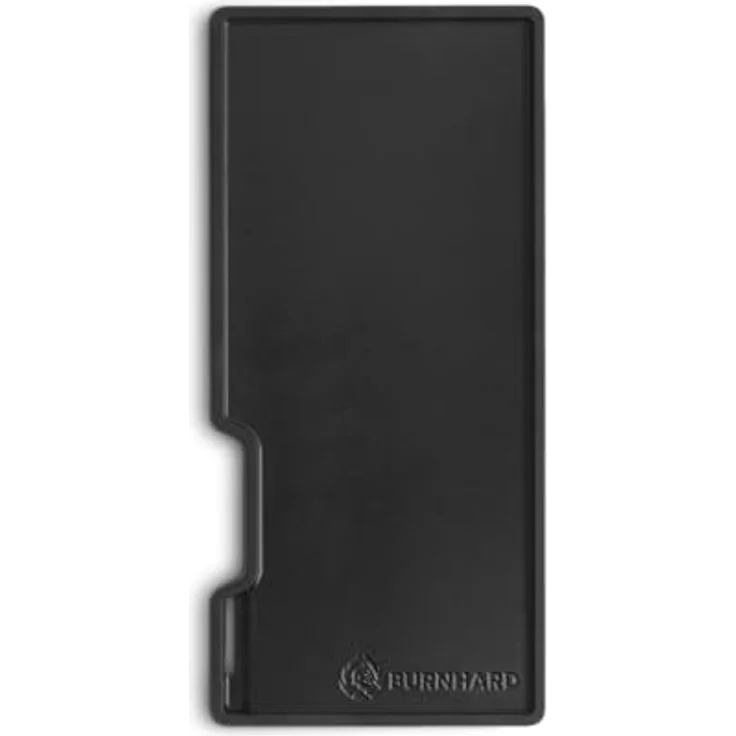 BURNHARD Grillplatte Gusseisen Wendeplatte EARL 43 x 19,8 x 2 cm, Plancha, beidseitig verwendbar, mit Emaille-Beschichtung – Bild 3