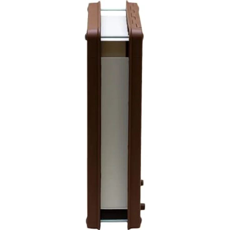 Kerbl Dog Mate® 2-Wege Hundetüre, braun, mit Magnetverschluss, 290 x 350 mm, für Hunde bis 460 mm Schulterhöhe, wetterfest und sicherheitsscheibenverstärkt – Bild 5