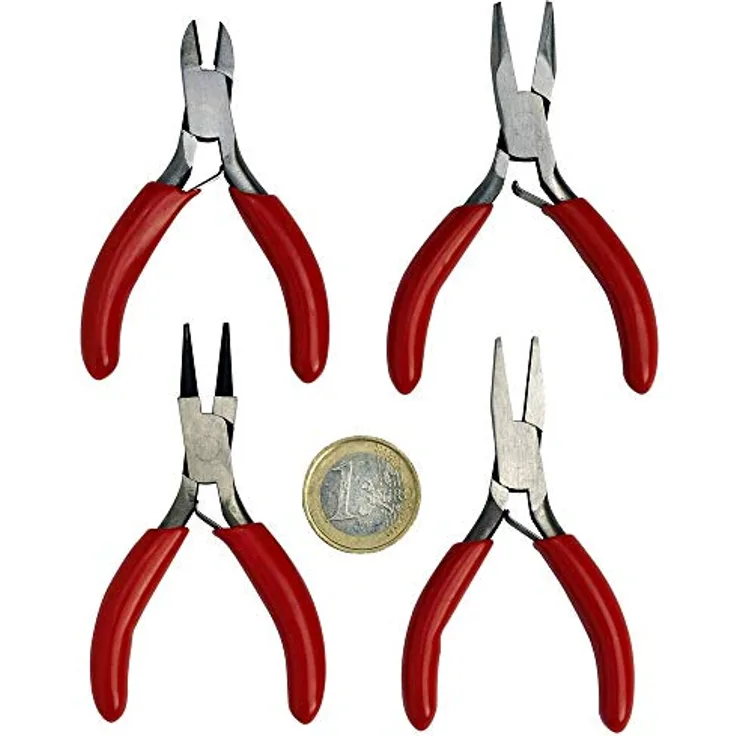 Donau Elektronik 3640 Elektronik-u. Feinmechanik Zangen-Set 4teilig, 23 mm