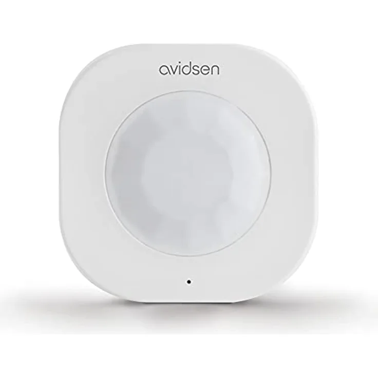 AVIDSEN Home Sensor IR-Wall, Smarter IR-Wandsensor für Innenräume, 115° Blickwinkel, Akku-Betrieb, WLAN, Push-Benachrichtigung, kompatibel mit Alexa und Google Assistant
