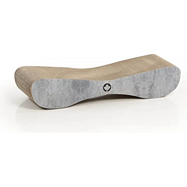 CanadianCat Company | XXL Satellite 2.0 Lounge | betonoptik | Kratzmöbel, Kratzbrett | Katzen Pappe +Katzenminze | ca. 76 x 24 x 15 cm – Bild 4