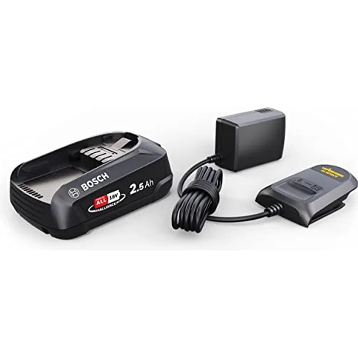 Wagner Starter-Kit 18V, Bosch 18V Lithium-Ionen Akku 2,5 Ah mit Ladegerät, Power for All Alliance – Bild 1